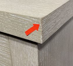 Open Box: Modern Farmhouse Nightstand (33") - Fog