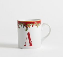 Nostalgic Christmas Stoneware Alphabet Mug