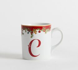 Nostalgic Christmas Stoneware Alphabet Mug