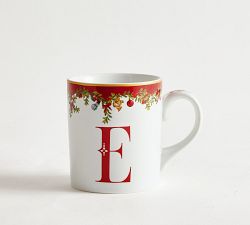 Nostalgic Christmas Stoneware Alphabet Mug