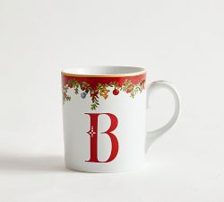 Nostalgic Christmas Stoneware Alphabet Mug