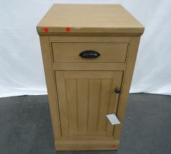 Open Box: Aubrey Modular Media Single-Door Left Cabinet Base (18"W x 36"H) -Seadrift