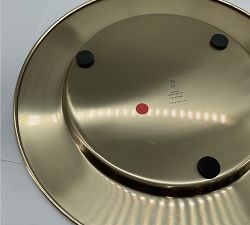 Open Box: Harrison Charger Plates, Set of 4 - Gold