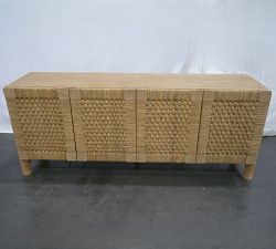 Open Box: Bolinas Woven Buffet (75") - Seadrift