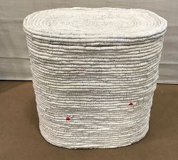 Open Box: Coil Double Hamper (26"W x 27"H) - Whitewash