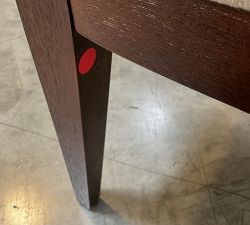 Open Box: Baldwin Upholstered Dining Chair - Performance Rustic Linen Parchment, Tahoe Brown