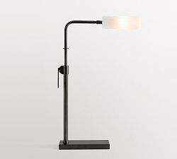 Open Box: Sherman Adjustable Petite Task Table Lamp (21") - Bronze, Alabaster