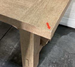 Open Box: Toscana Dining Bench (70"L x 14"W) - Seadrift