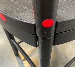 Open Box: Cline Swivel Counter Stool (24"H) - Charcoal