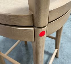 Open Box: Cline Swivel Counter Stool (24") - Seadrift