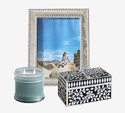Coastal Bookshelf Decorating Bundle