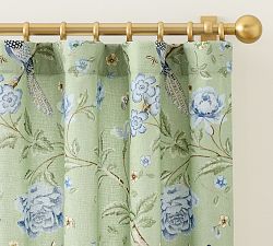 Open Box: Kravet Meadowlark Light Filtering Curtain (50"W x 84"L) - Sage Multi