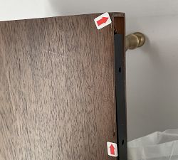 Open Box: Summerville Reversible Rail Ledge (60") - Antique Brown, Brass