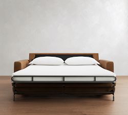 Juneau Leather Sleeper Sofa (81")