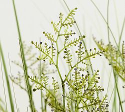 Faux Potted Grass