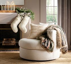 Merry Embellished Pillow Cover