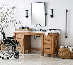 Benchwright 71" Single Wide Sink Vanity