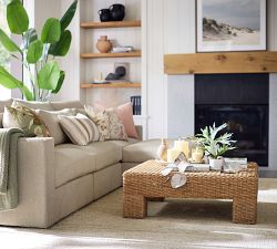Cardiff Square Woven Coffee Table (41")