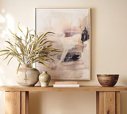 All in the Neutrals Framed Canvas Print
