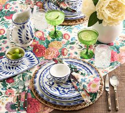 Puebla Porcelain Salad Plates - Set of 4
