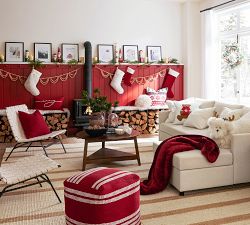Kodiak Embroidered Fair Isle Sweater Pillow Cover