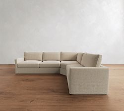Westwood Slim Arm 3-Piece Wedge Sectional (125")