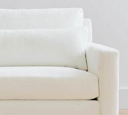 York Square Arm Deep Seat Chaise Sectional (84"&ndash;115")
