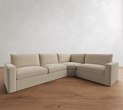 Westwood Square Arm 3-Piece Wedge Sectional (128"&ndash;138")