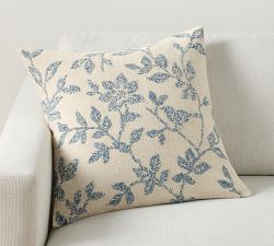 Hermosa Floral Embroidered Pillow Cover