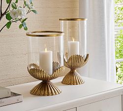 Merill Shell Hurricane Candle Holder