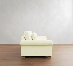 PB Comfort Modern Roll Arm Deep Seat Sofa (67"&ndash;122")