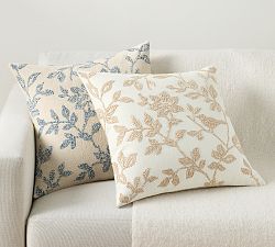Hermosa Floral Embroidered Pillow Cover