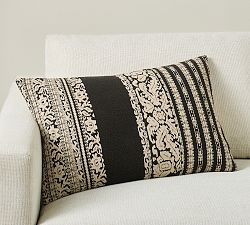 Nayita Jacquard Lumbar Pillow Cover