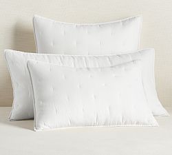 Belgian Flax Linen Tufted Quilted Sham
