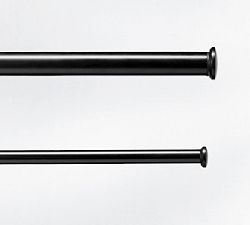 Open Box: Endcap Finial, Set of 2, 0.75" Diam. -  Matte Black