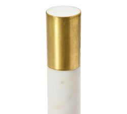 Modern Marble and Brass Paper Towel Holder