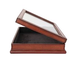 Leather Genevieve Jewelry Box