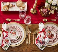 Norman Rockwell Napkins, Mixed Set of 4