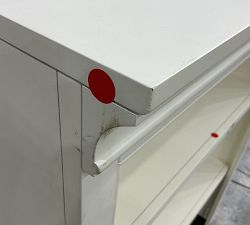 Open Box: Aubrey Modular Media Hutch (36") - Dutch White