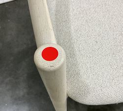 Open Box: Laguna Dining Chair - Performance Boucle Oatmeal, Sand Dune