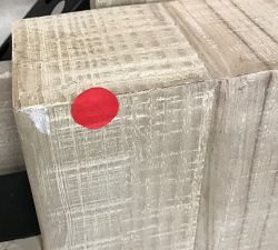 Open Box: Rockport Rectangular Side Table (24") - Pale Sand