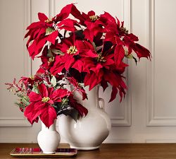 Faux Mini Poinsettia Bundle