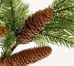 Faux Pinecone Branch