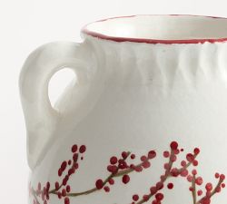 Cardinal Printed Vase