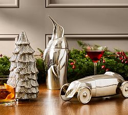 Figural Barware Holiday Cocktail Shakers