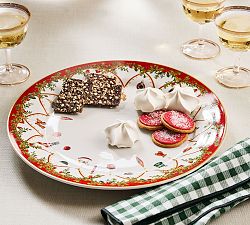 Nostalgic Christmas Icon Stoneware Serving Platter