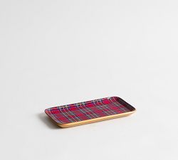 Festive Printed Enamel Tray