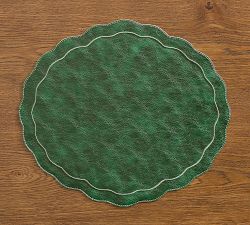 Faux Leather Placemats - Set of 4