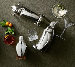 Figural Barware Holiday Cocktail Shakers