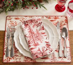 Woodland Stag Cotton Napkins - Set of 4